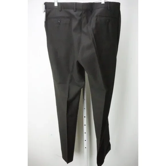 Burberry London Dark Brown Wool Mens Dress Pants Trousers Sz 56 EU NEW